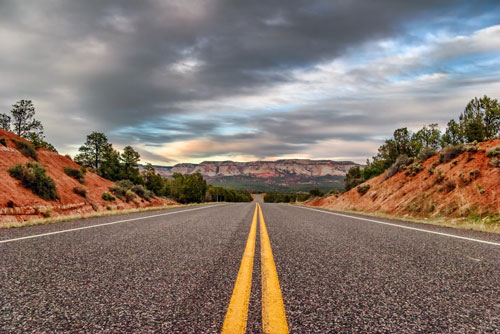 Summer Road Trip View