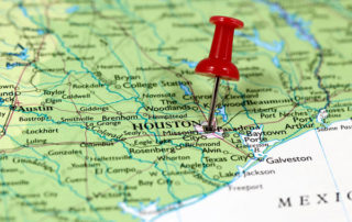 Photo of a Map Pin on Houston