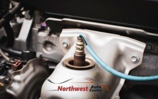 Photo of Vehicle Oxygen Sensor with Northwest Auto Center Logo