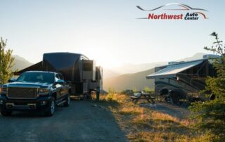 Image of Truck towing RV, Improving Diesel Truck Performance