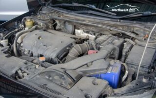 Image of a Dirty Car Engine with Carbon Buildup